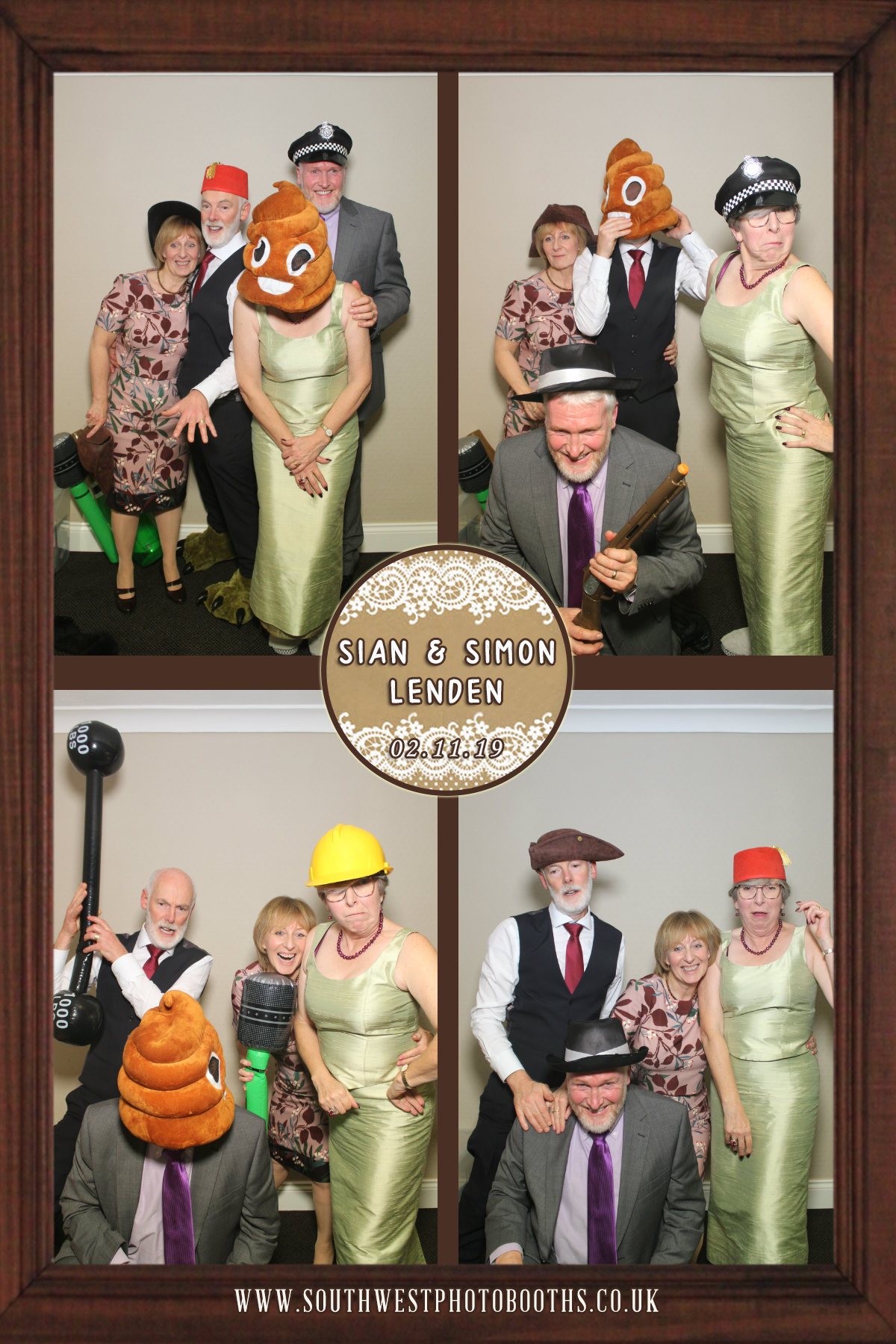 Sian and Simon Lenden | View more photos from the event at gallery.southwestphotobooths.co.uk/u/SWPB/Sian-and-Simon-Lenden